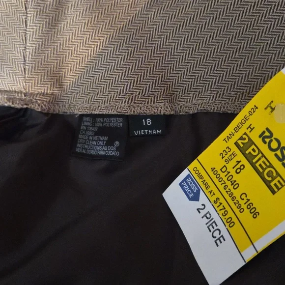 TAHARI NWT Suit Blazer and Pants size 18 - Picture 6 of 7